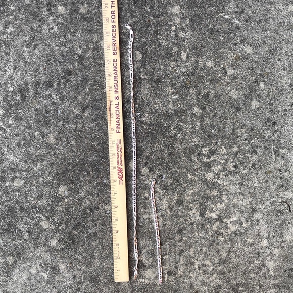 Silver Curbchain Necklace and Bracelet - Picture 5 of 9